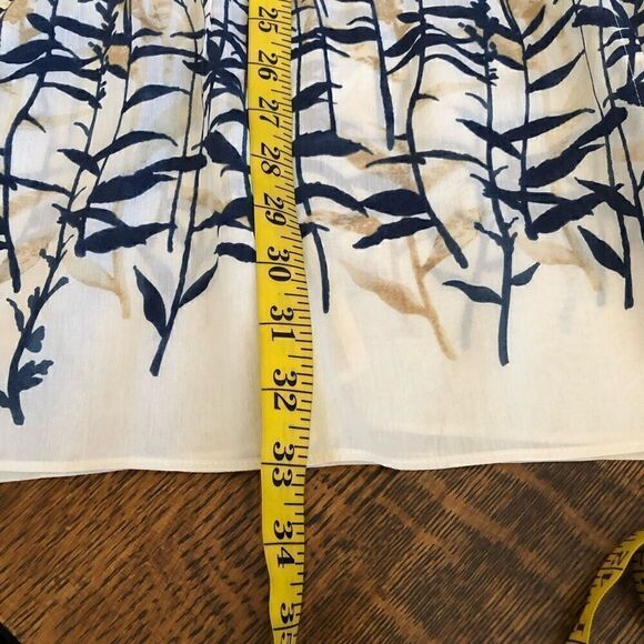 BCBGMAXAZRIA Cotton and Silk Wrap, Vintage Inspired Top Size S - Picture 16 of 16